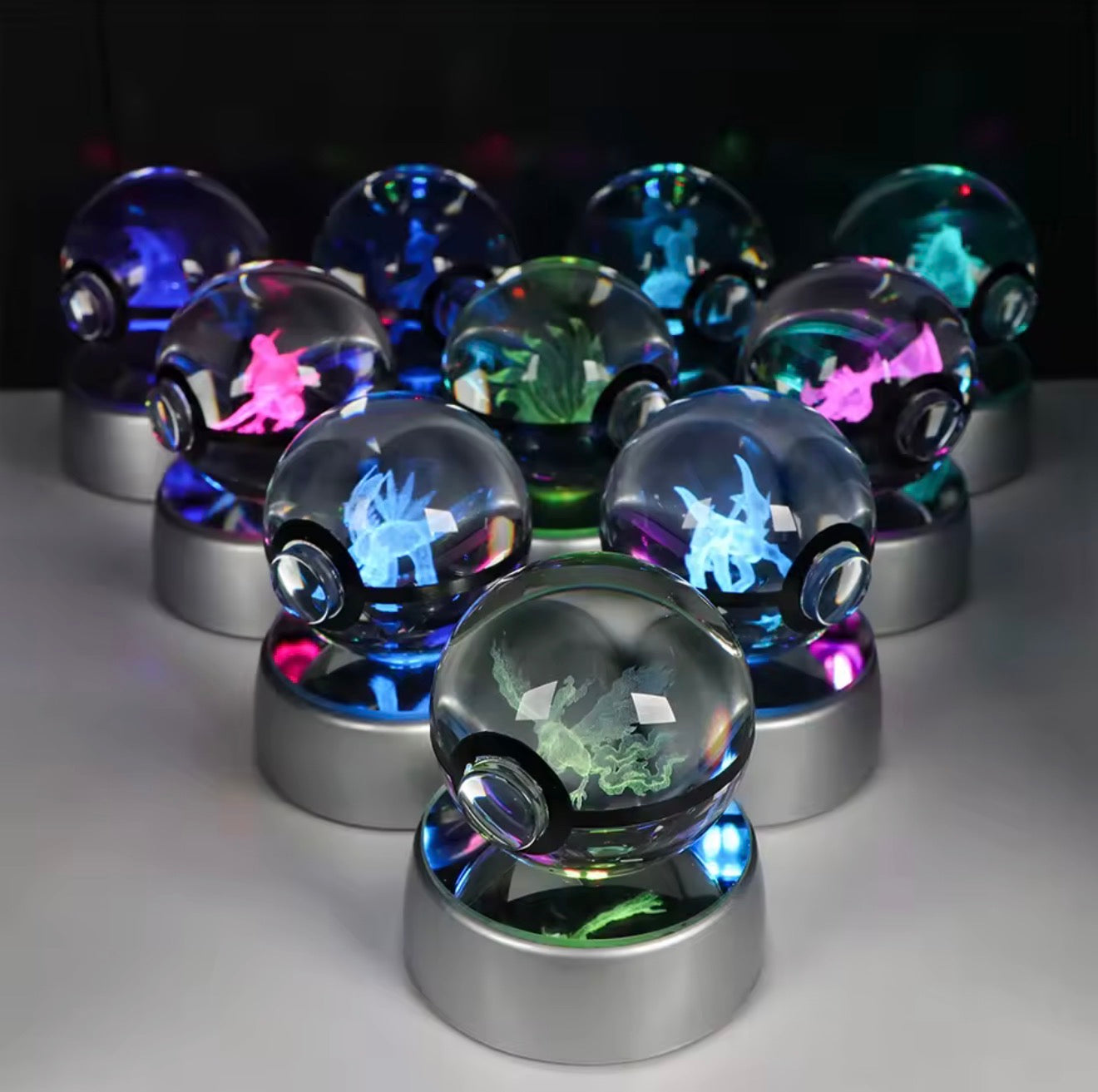 3D LED Glass Dial